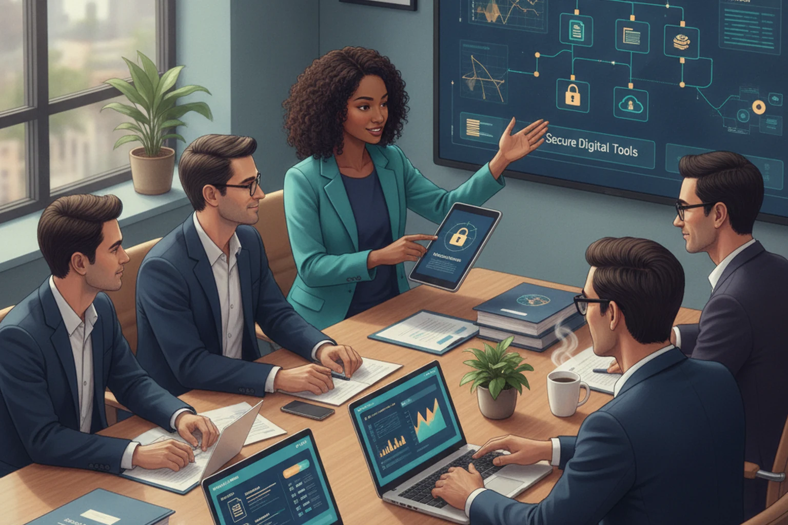 Research Brief: Overseas Virtual Assistant Operations Review Consistency editorial illustration
