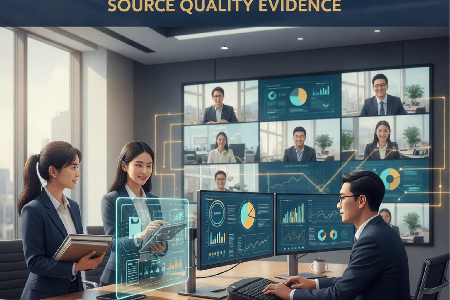 Research Brief: Overseas Virtual Assistant Operations Source Quality Evidence editorial illustration
