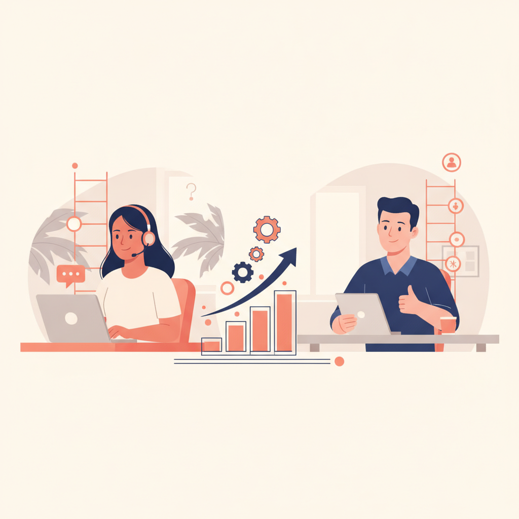 A source-confidence ladder for virtual assistant content research editorial illustration