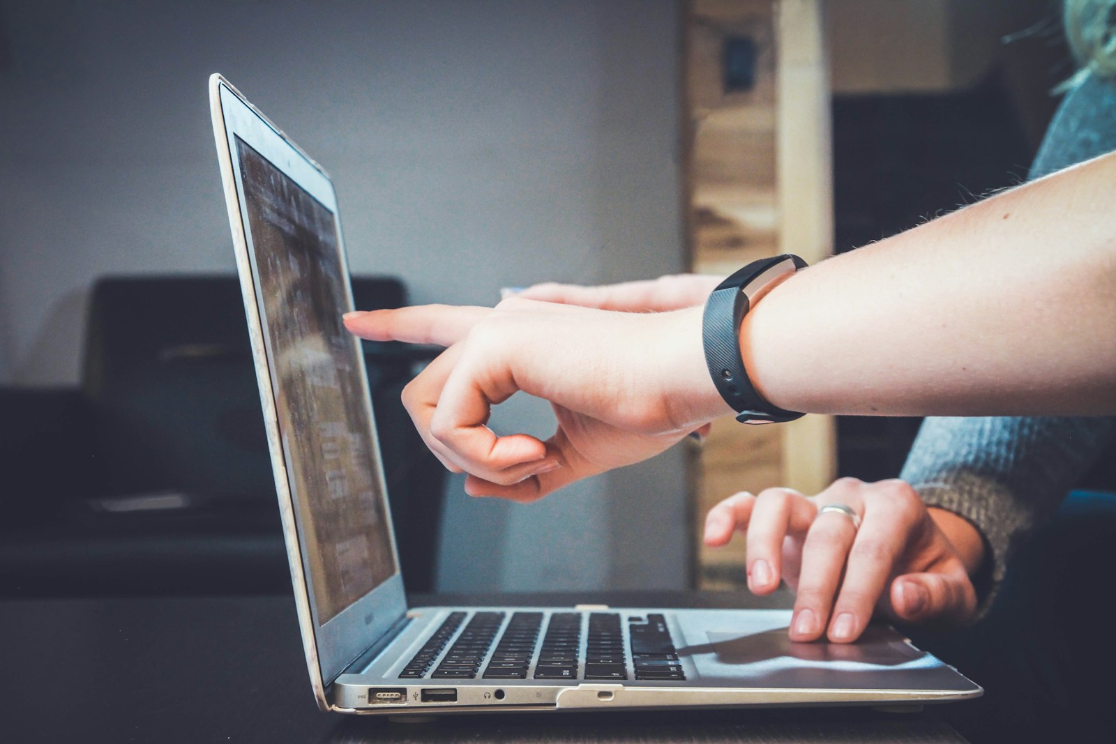 Remote team reviewing research note: correction-loop learning for va content